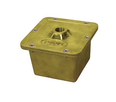 custom brass underwater junction box fa-h2 focus industries|Custom LED Pond Light Brass Junction Box .